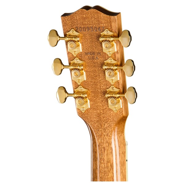 Gibson Songwriter Recording Artist EC, Antique Natural - back of headstock