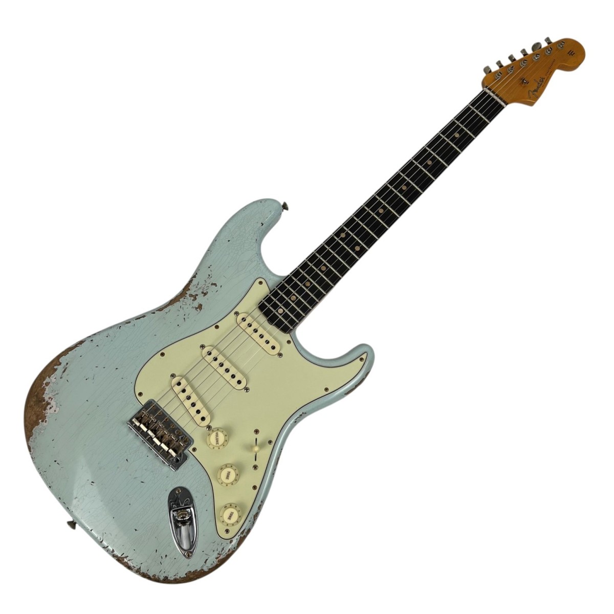 Fender Custom Shop '60 Stratocaster Heavy Relic Envejecido Sonic Blue ...