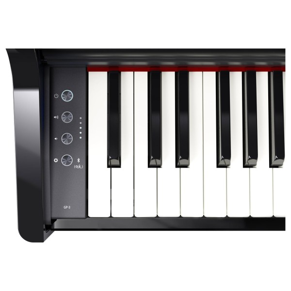 Roland GP-3 Compact Digital Grand Piano, Polished Ebony with Matching Bench 4