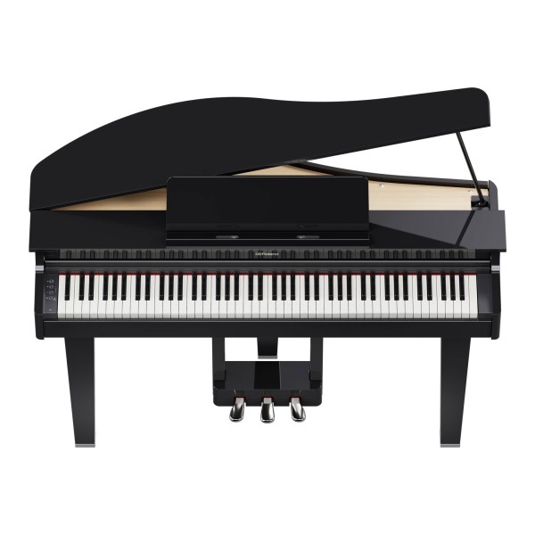Roland GP-3 Compact Digital Grand Piano, Polished Ebony with Matching Bench