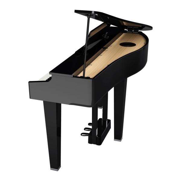 Roland GP-3 Compact Digital Grand Piano, Polished Ebony with Matching Bench 10