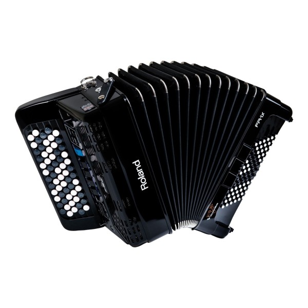 Roland FR-1XB Compact Button Type V-Accordion with Speakers, Black with Bag 2
