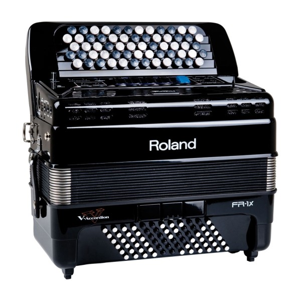 Roland FR-1XB Compact Button Type V-Accordion with Speakers, Black with Bag 3