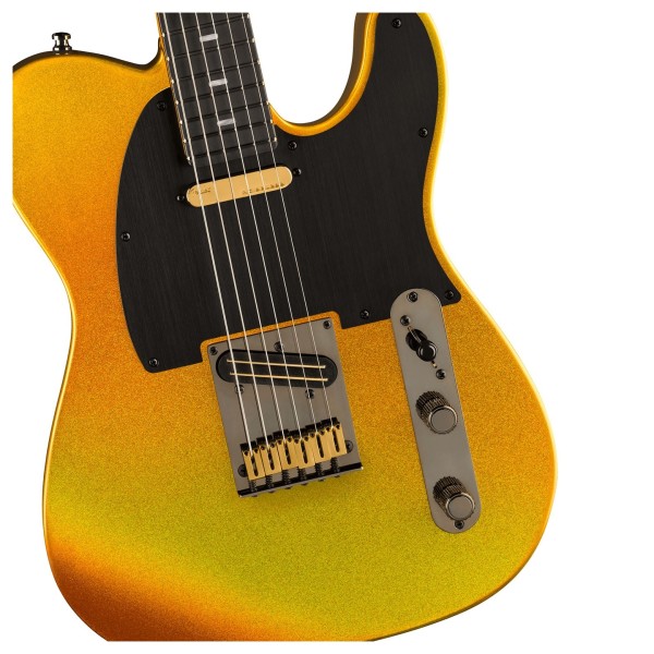Fender 75th Anniversary American Ultra II Telecaster EB, Liquid Gold - hardware