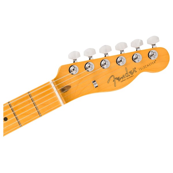 Fender 75th Anniversary American Professional Classic Cabronita Telecaster MN, Ice Blue Metallic - headstock