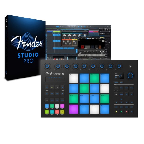 Fender Studio Motion 16 MIDI Controller - With Studio Pro