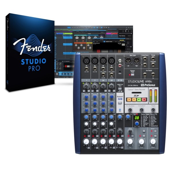 PreSonus StudioLive AR8c USB-C Mixer - With Studio Pro