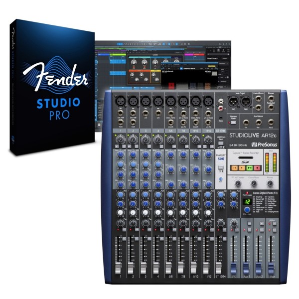 PreSonus StudioLive AR12c USB-C Mixer at Gear4music