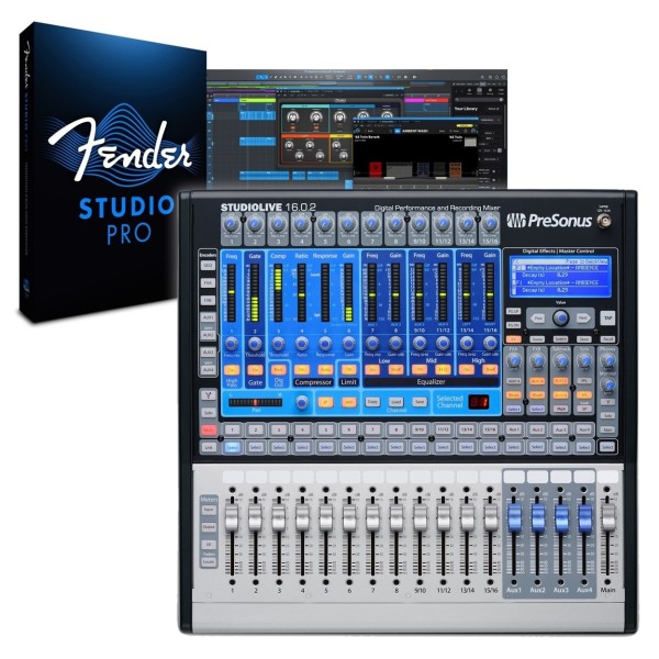 PreSonus StudioLive 16.0.2 USB Digital Mixer at Gear4music