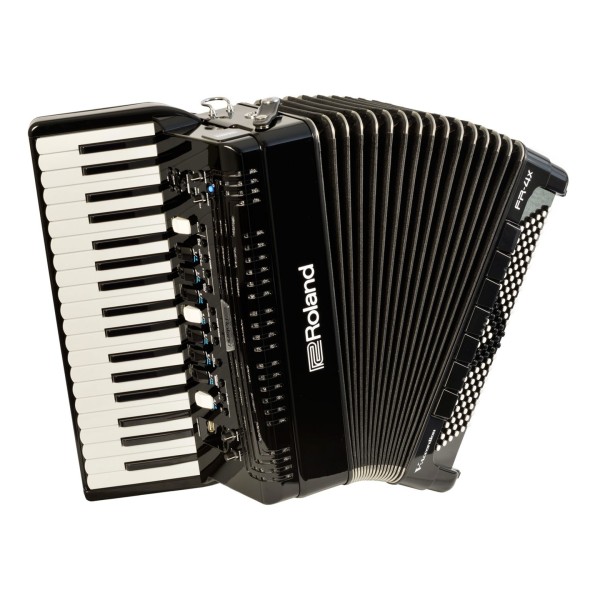 Roland FR-4X V-Accordion with Keyboard, Black with Bag 2