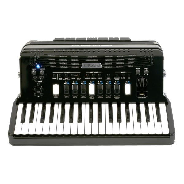 Roland FR-4X V-Accordion with Keyboard, Black with Bag 3