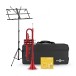Student Trumpet Beginner Pack by Gear4music, Red
