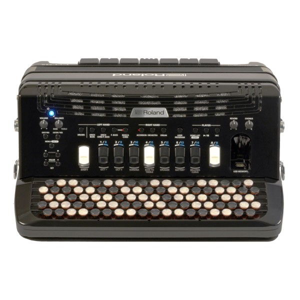 Roland FR-4XB V-Accordion with Buttons, Black with Bag 3