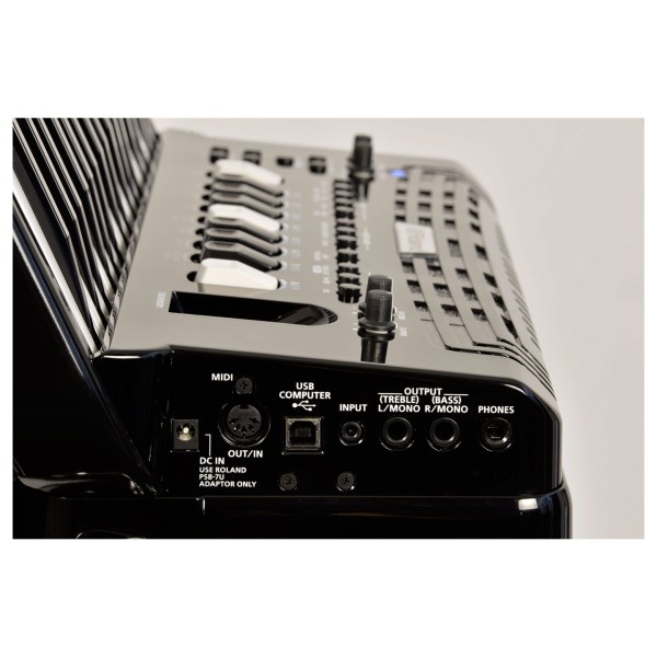 Roland FR-4XB V-Accordion with Buttons, Red with Bag 4
