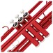 Student Trumpet Beginner Pack by Gear4music, Red