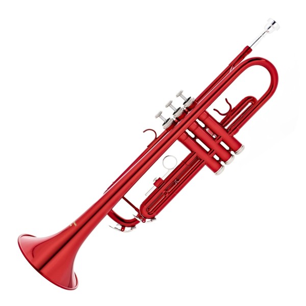 Student Trumpet Beginner Pack by Gear4music, Red