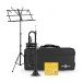 Student Trumpet Beginner Pack by Gear4music, Black