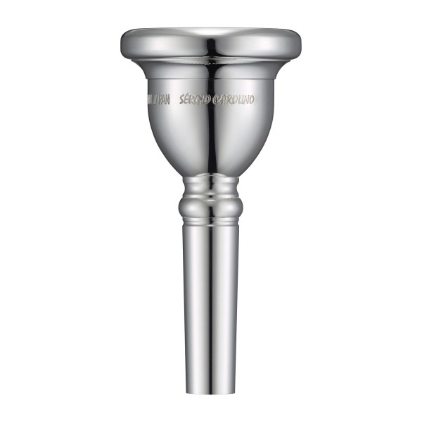 Yamaha Sergio Carolino Tuba Mouthpiece, Silver Plate