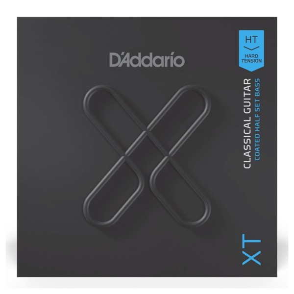 D’Addario XT Classical Guitar Strings Dynacore Hard Tension, Half Set