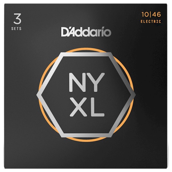 D'Addario NYXL1046-3P 10-46, 3 Pack