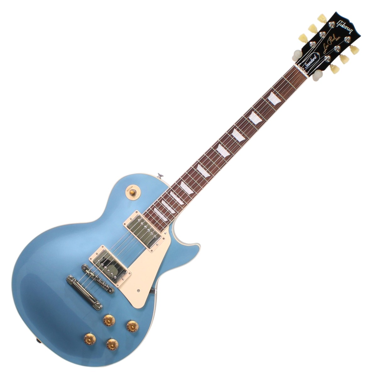 Click to view product details and reviews for Gibson Les Paul Standard 50s Plain Top Pelham Blue Top Ex Demo.