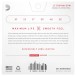 D'Addario XSE1052 XS Nickel Coated Strings, 10-52 - back