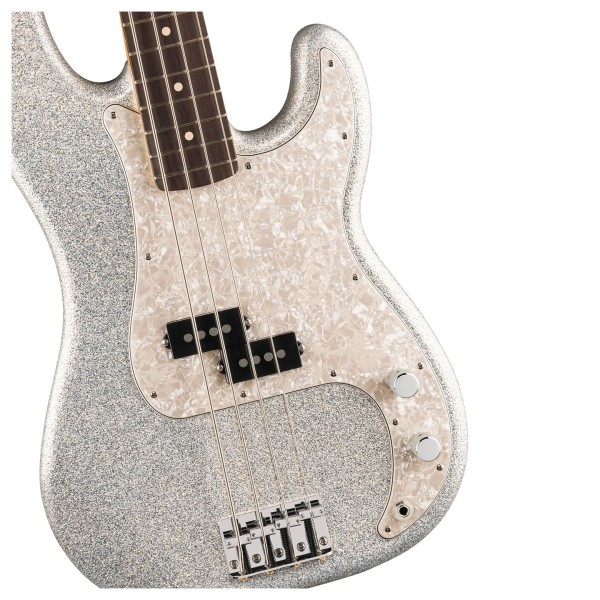 Fender 75th Anniversary Player II Precision Bass RW, Diamond Dust Sparkle - hardware