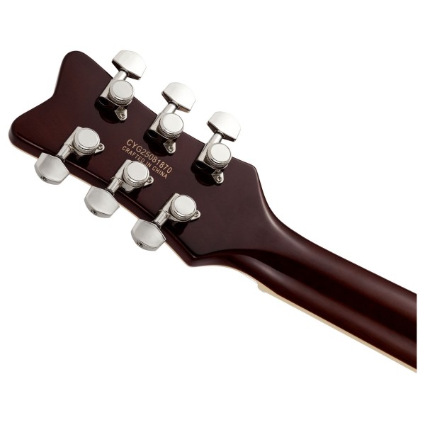 Gretsch Electromatic Premier Jet, Robusto Burst - back of headstock
