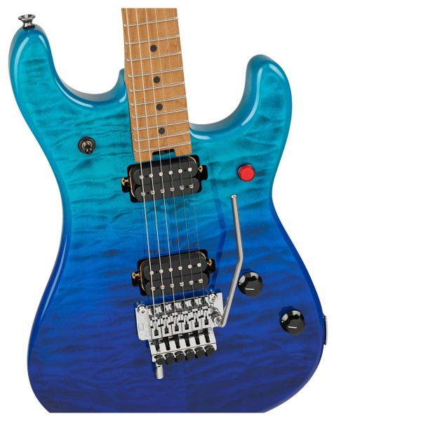 EVH 5150 Series Deluxe QM, Baked Maple, Pacific Drift - hardware