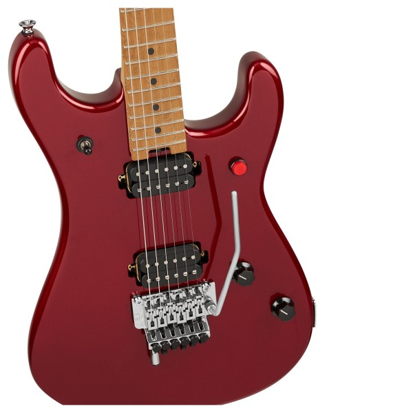 EVH 5150 Series Deluxe, Baked Maple, Candy Apple Red Metallic - hardware