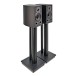 Wharfedale Diamond 9.1 Speakers with Stands, Carbon - Angled