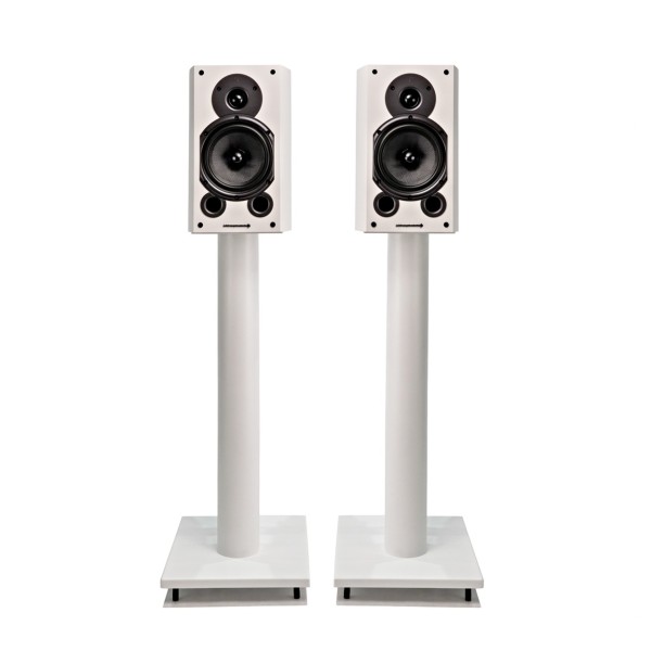 Wharfedale Diamond 9.1 Speakers with Stands, White