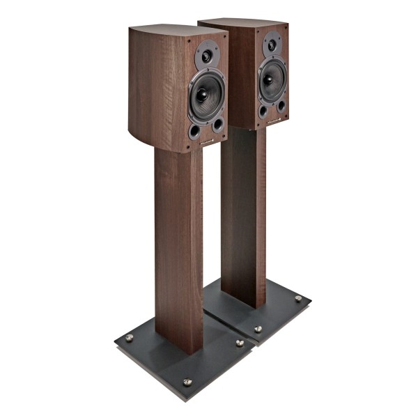 Wharfedale Diamond 9.1 Speakers with Stands, Walnut - Front view