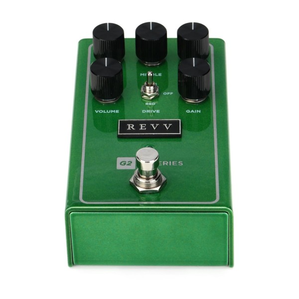 Revv G2 Green Channel Preamp Overdrive V2 Angle