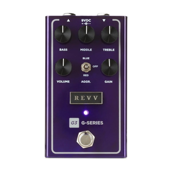 Revv G3 Purple Channel Preamp Overdrive V2 at Gear4music