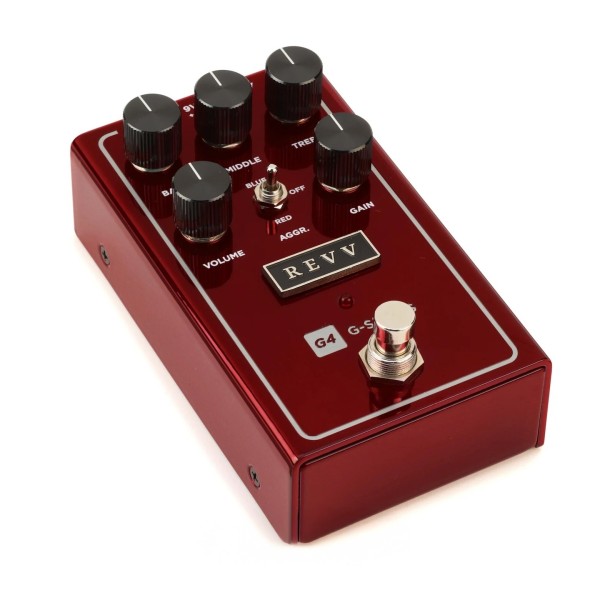 Revv G4 Red Channel Preamp Overdrive V2 Side Angle
