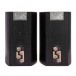 Wharfedale Diamond 9.1 Speakers with Stands, Black - Speaker close-up, rear view