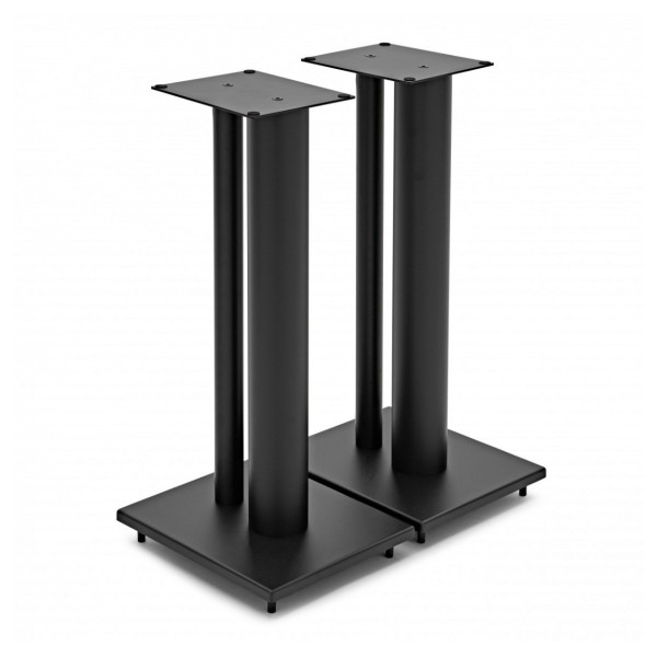 Wharfedale Diamond 9.1 Speakers with Stands, Carbon - AVCOM 600mm Speaker Stands