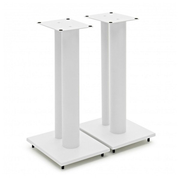 Wharfedale Diamond 9.1 Speakers with Stands, White - AVCOM 600mm Speaker Stands