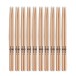 7A Nylon Tip Maple Drumsticks, 10 Pack