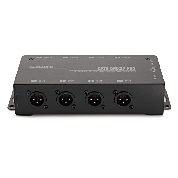 SubZero 4 Channel Pro 3-Pin DMX Cable Network Extender
