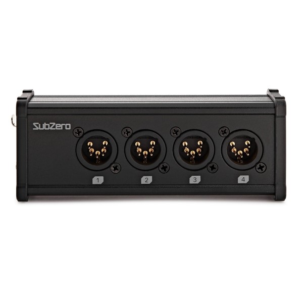 SubZero 4 Channel 5-Pin DMX Male Cable Network Extender