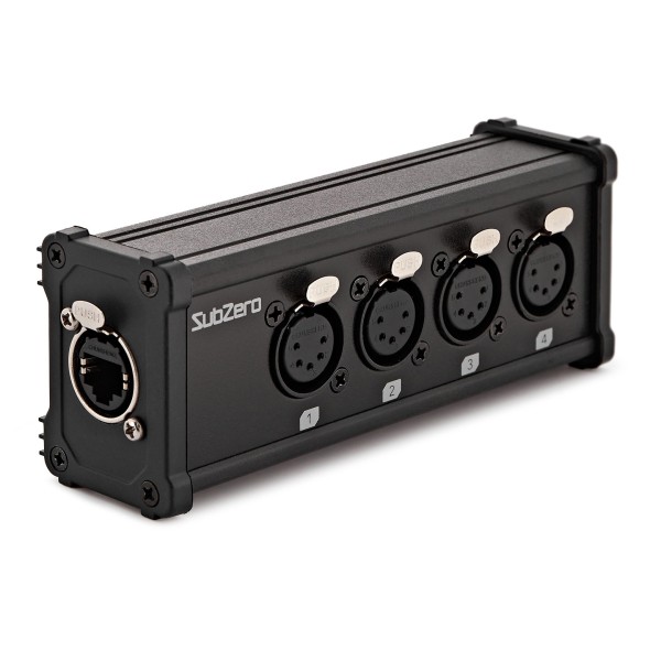 SubZero 4 Channel 5-Pin DMX Female Cable Network Extender