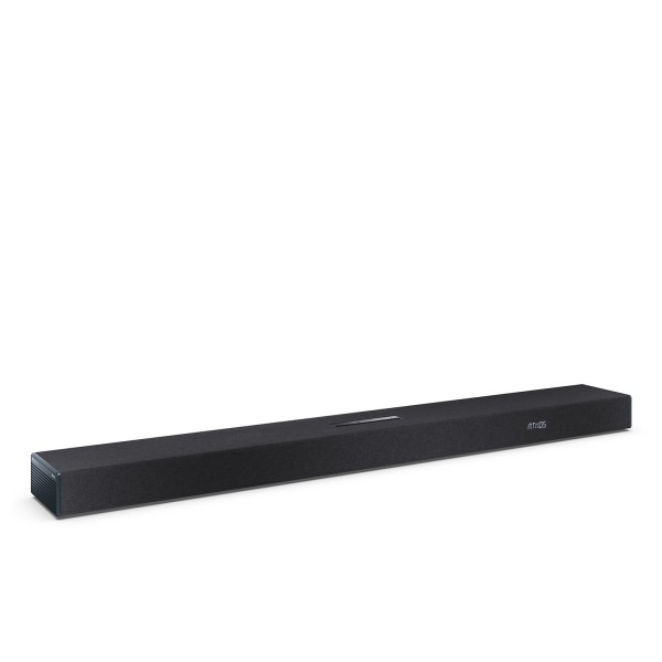 Sharp Q Range Soundbar 3.1.2 Channel Soundbar with Wireless Subwoofer, Black - bar angle 