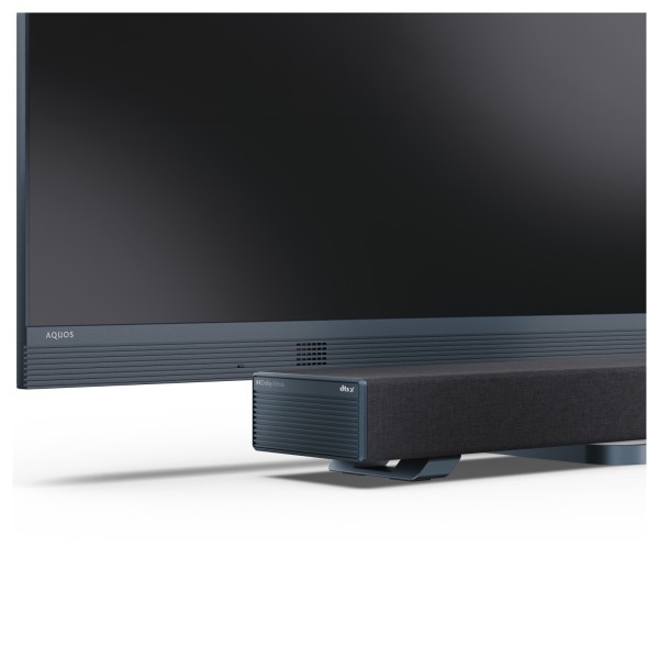 Sharp Q Range Soundbar 3.1.2 Channel Soundbar with Wireless Subwoofer, Black - tv context 