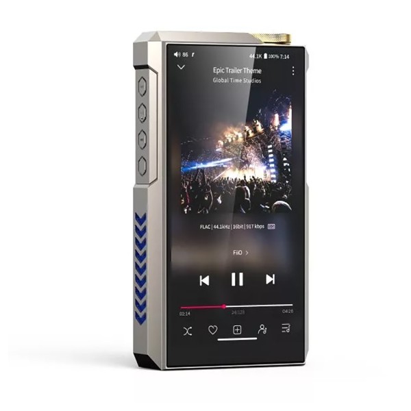 FiiO M27 Reference Class Compact Desktop Smart HiFi Player, Titanium