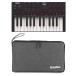 Akai Professional MPK Mini MK4 MIDI Keyboard, Black with Subzero Bag - Main