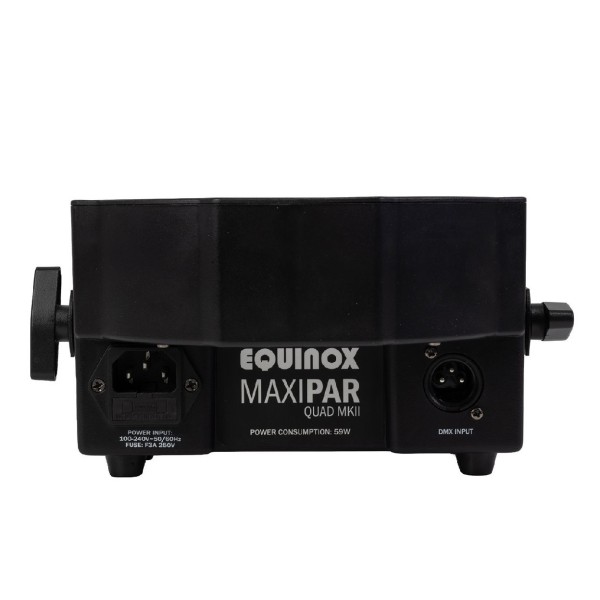 Equinox MaxiPar Quad LED Par Can MkII - Power In/DMX In