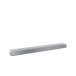 Sharp Q Range Soundbar 3.1.2 Channel Soundbar with Wireless Subwoofer, Silver bar angle 