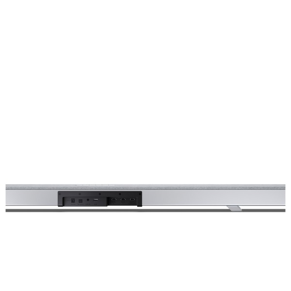 Sharp Q Range Soundbar 3.1.2 Channel Soundbar with Wireless Subwoofer, Silver - rer a